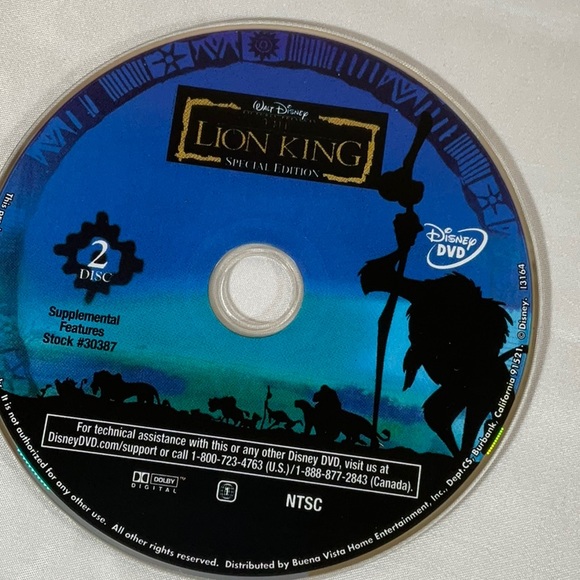 Walt Disney The Lion King 2 Disc Platinum Edition DVD Set - Picture 4 of 10